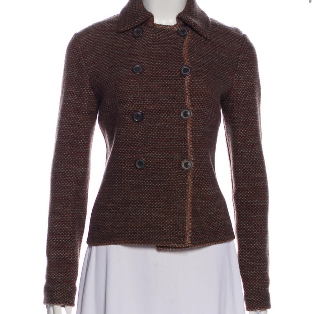Wool Tweed Casual Jacket